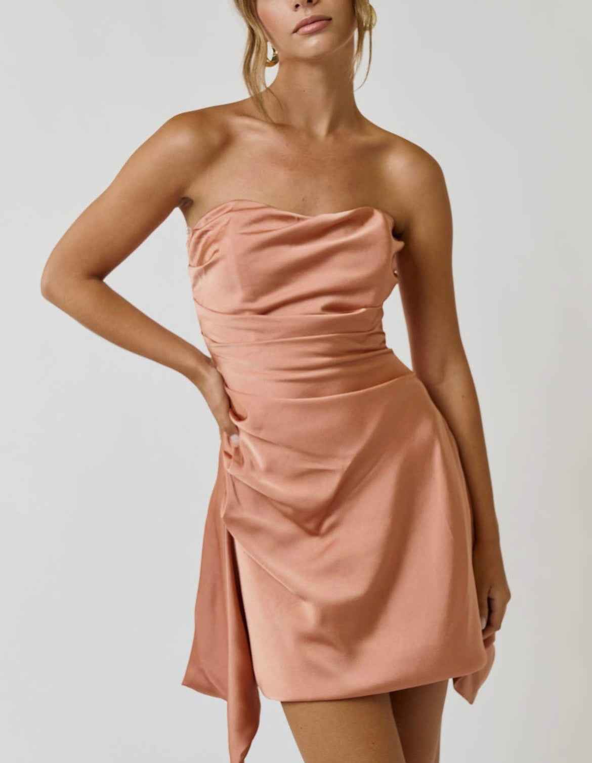 Ariella Blush Mini Dress
