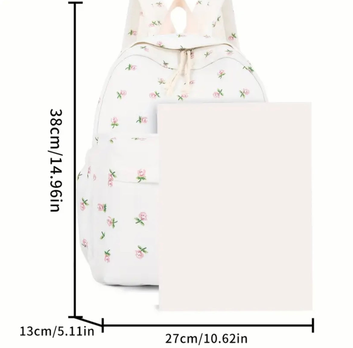 Adult Floral Print Backpack