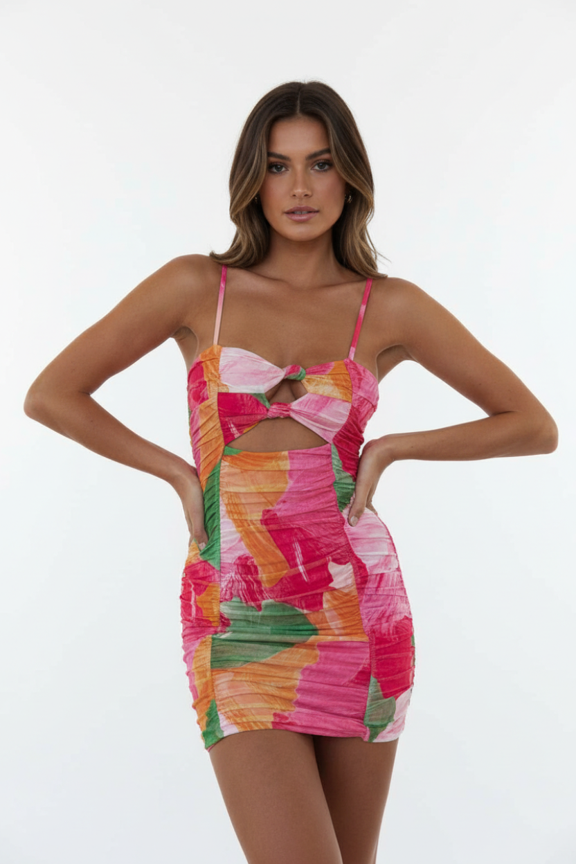Cayla Hawaii Sunrise Mini Dress
