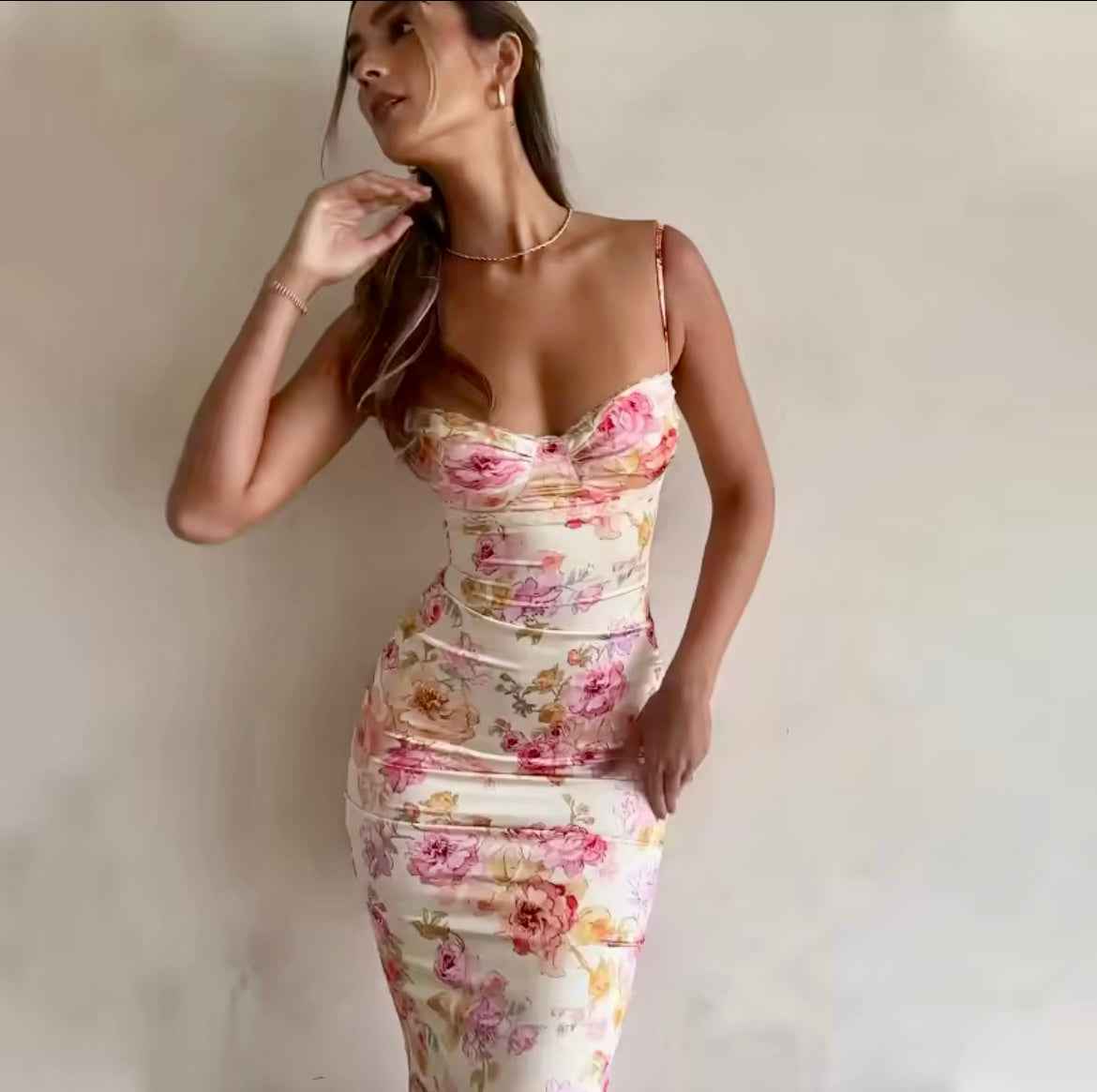 Cassie Floral Maxi Dress