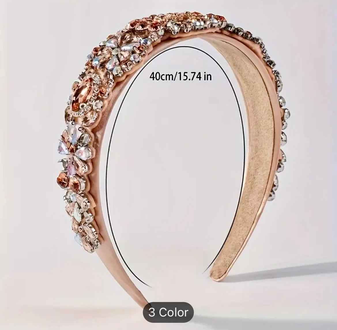 Sparkling Baroque Rhinestone Headband