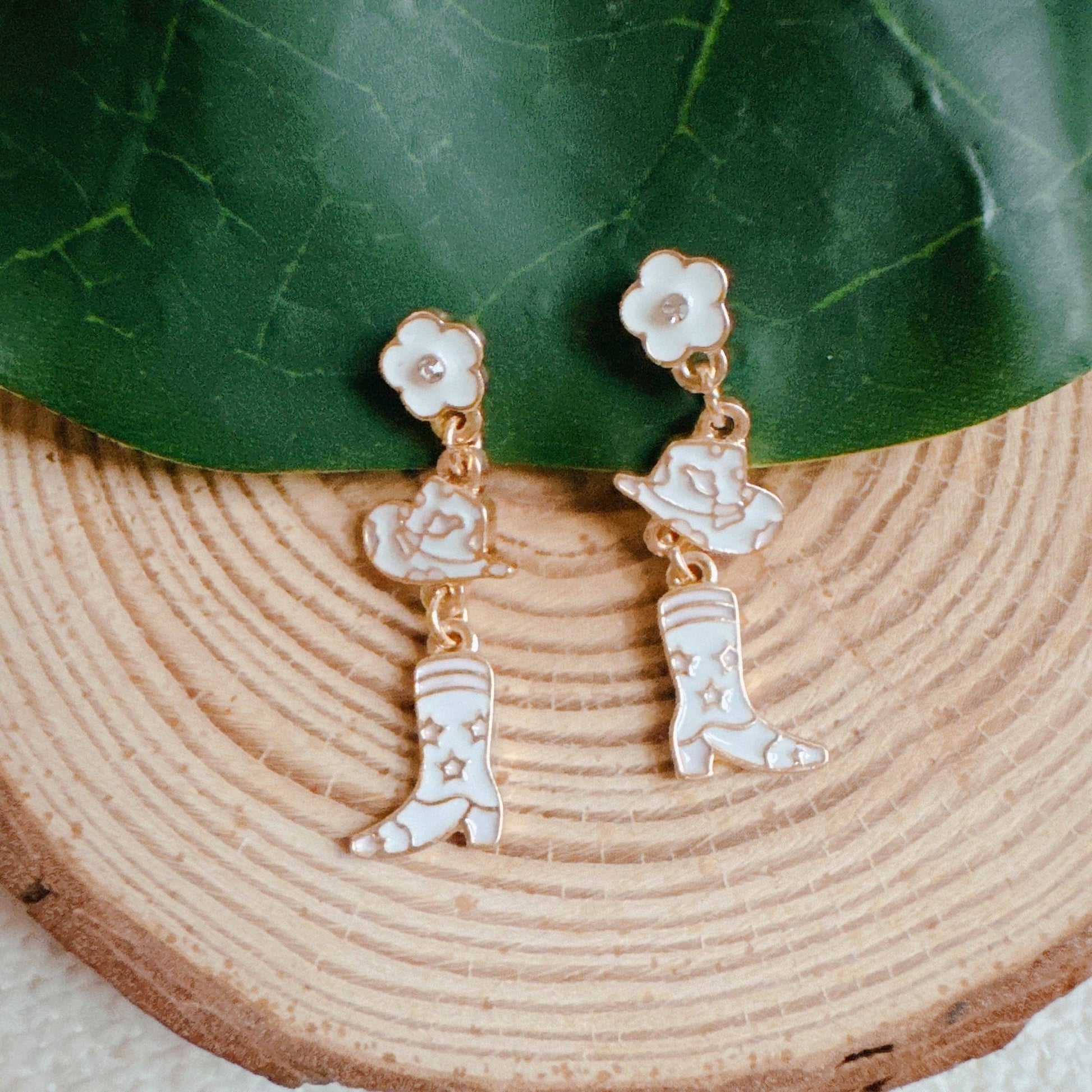 Yee-haw Boot Dangle Earrings