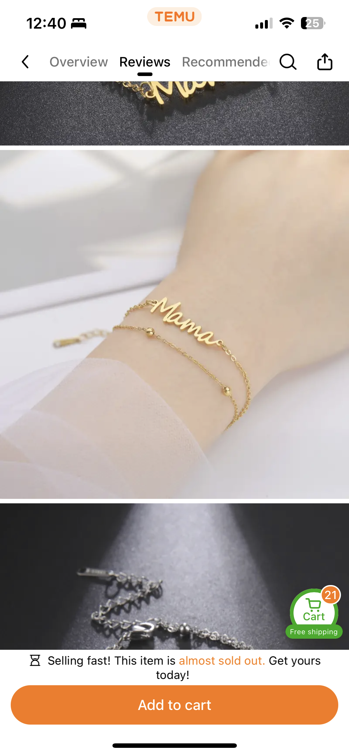 Mama Chain Bracelet