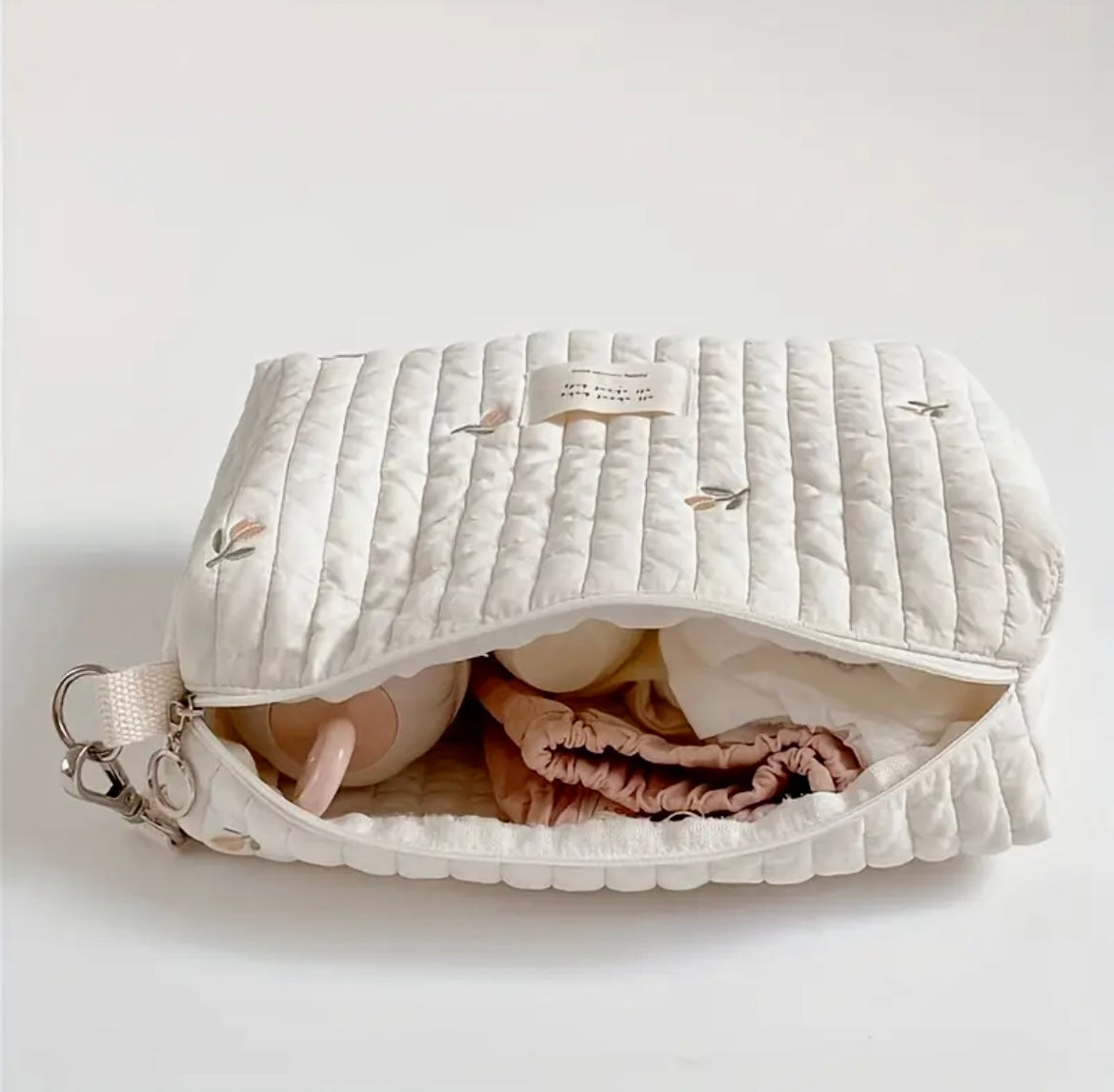 Tulip Quilted Diaper Bag - Cosmetic Bag - essecoco