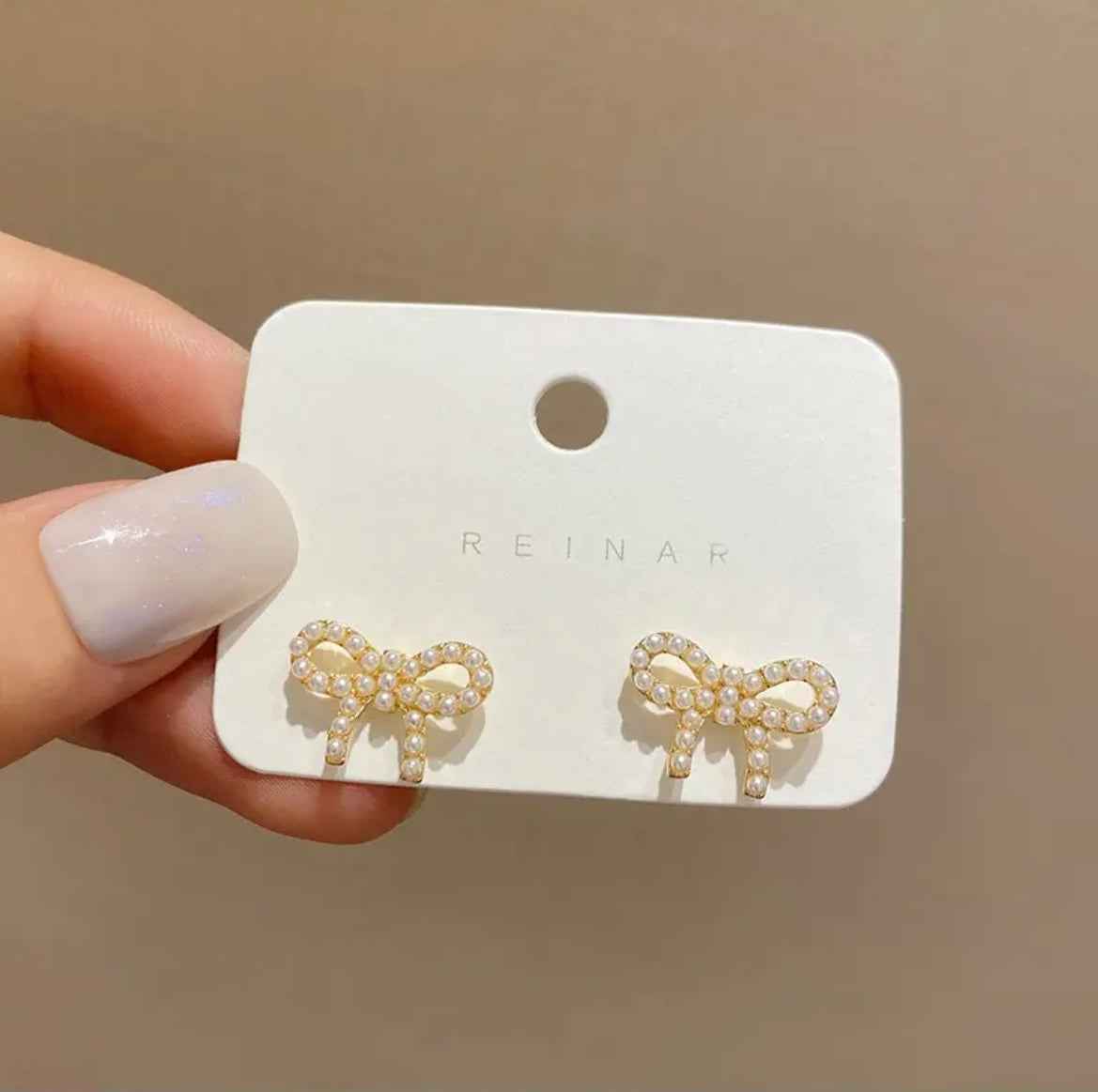 Adorable Small Bow Stud Earrings