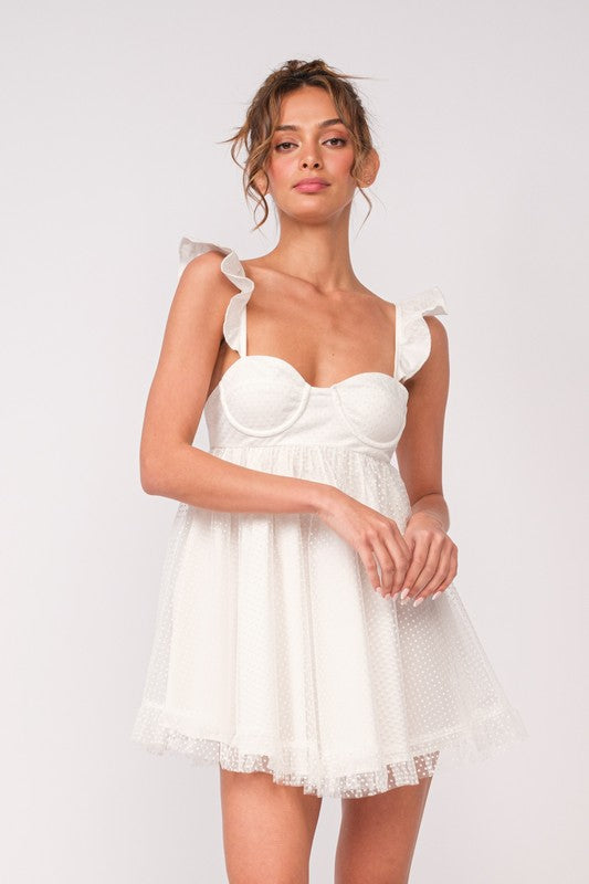 Skylar Ruffle Dress - Dresses - essecoco