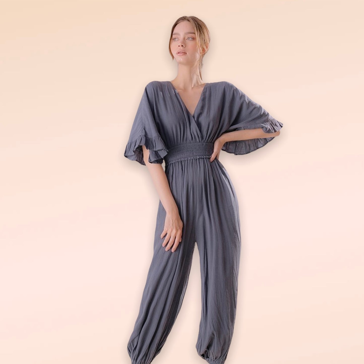 Shana Indigo Jumpsuit - Jumpsuits & Rompers - essecoco