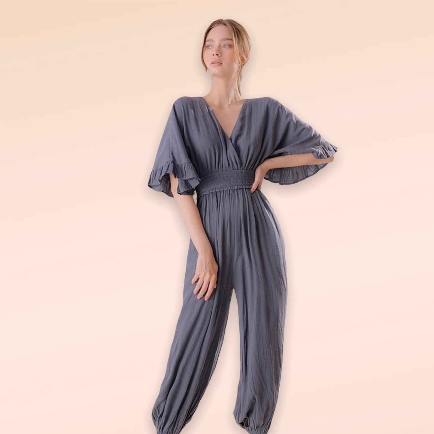 Shana Indigo Jumpsuit