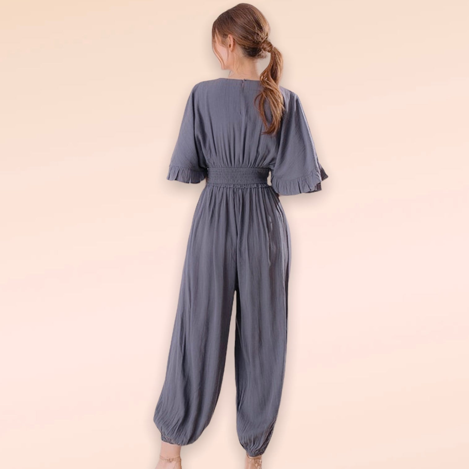 Shana Indigo Jumpsuit - Jumpsuits & Rompers - essecoco