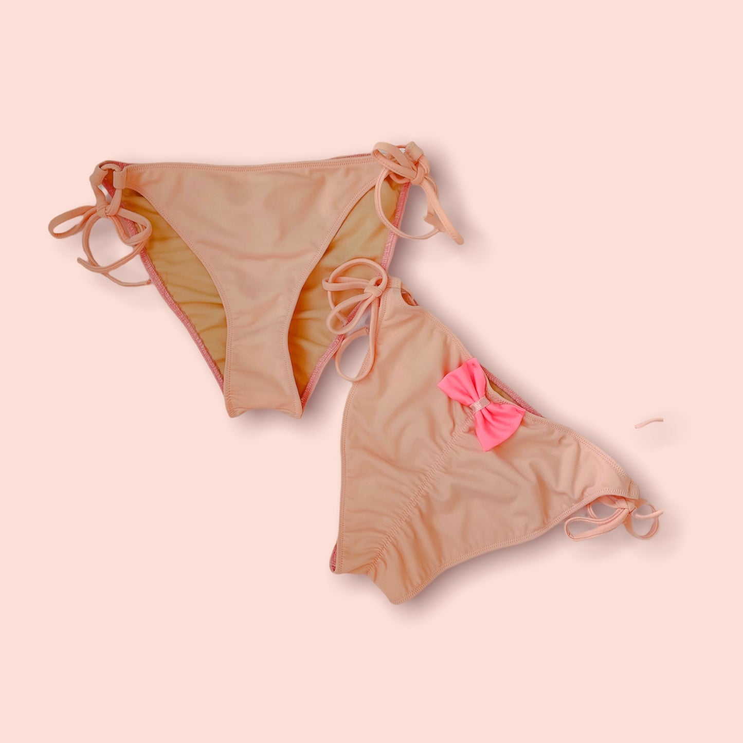 Elyse Blush String Bikini Bottom - Swimwear - essecoco