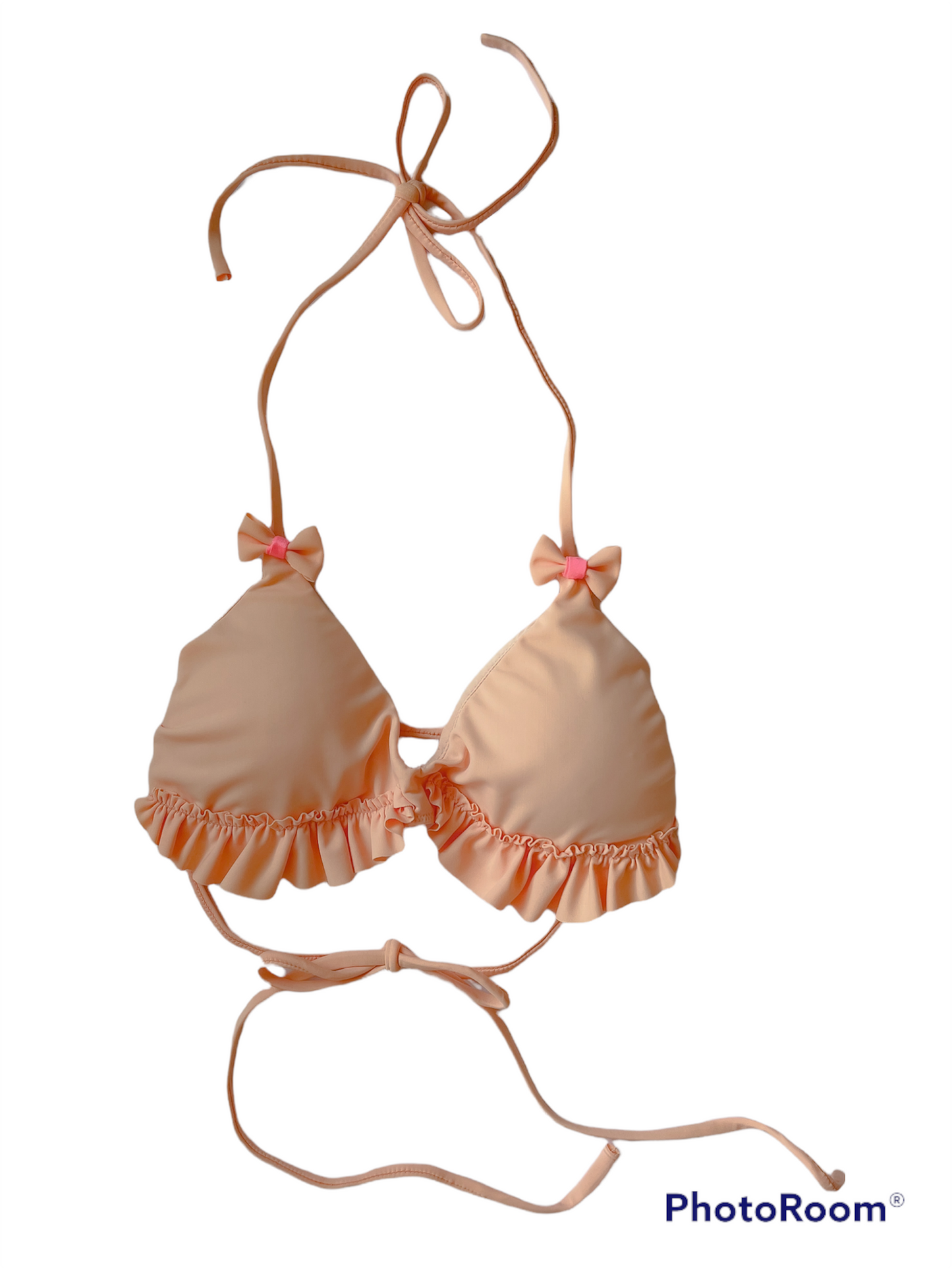 Ellie Blush Triangle Top - Swimwear - essecoco