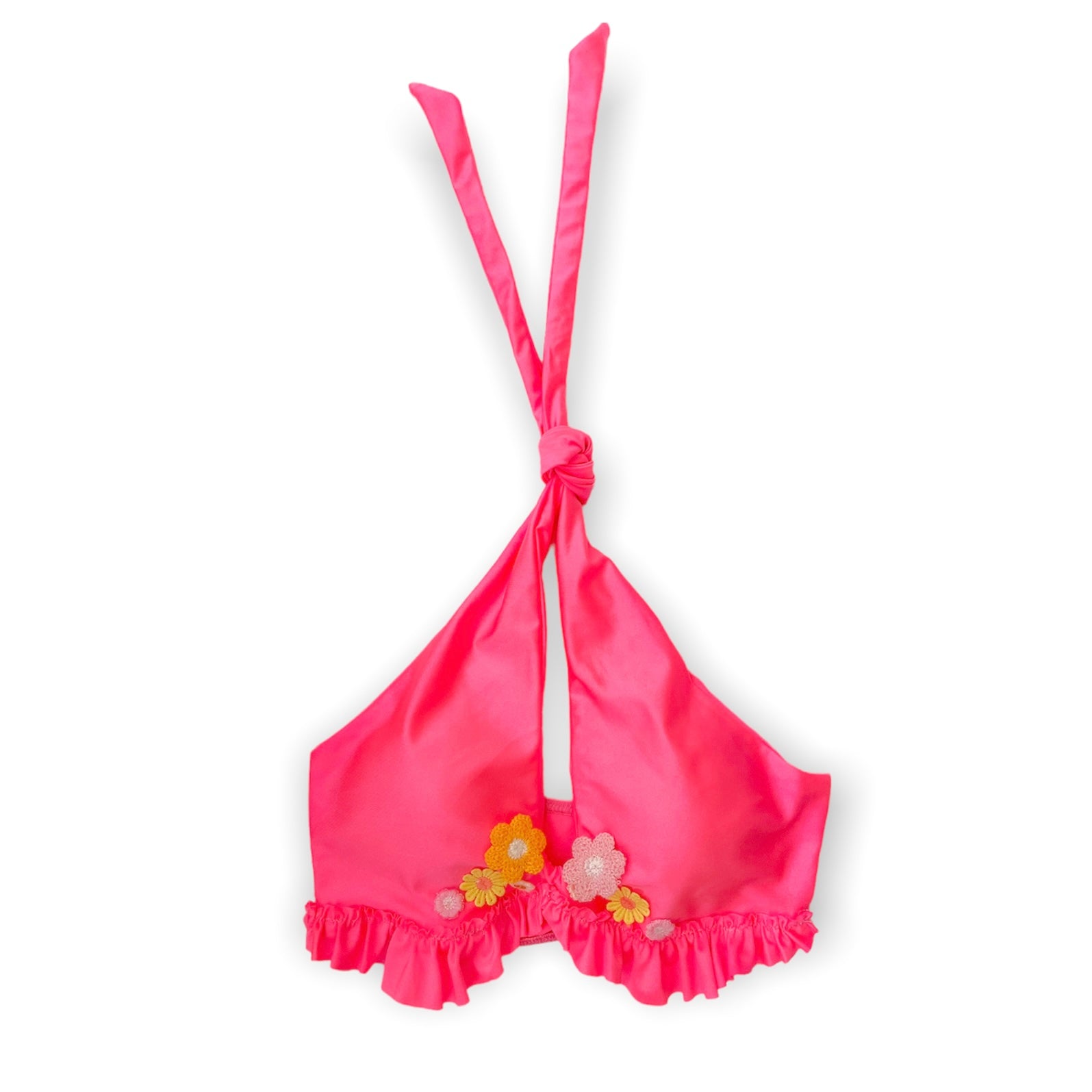 Zelda Coral Halter Top - Swimwear - essecoco