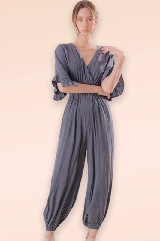 Shana Indigo Jumpsuit - Jumpsuits & Rompers - essecoco