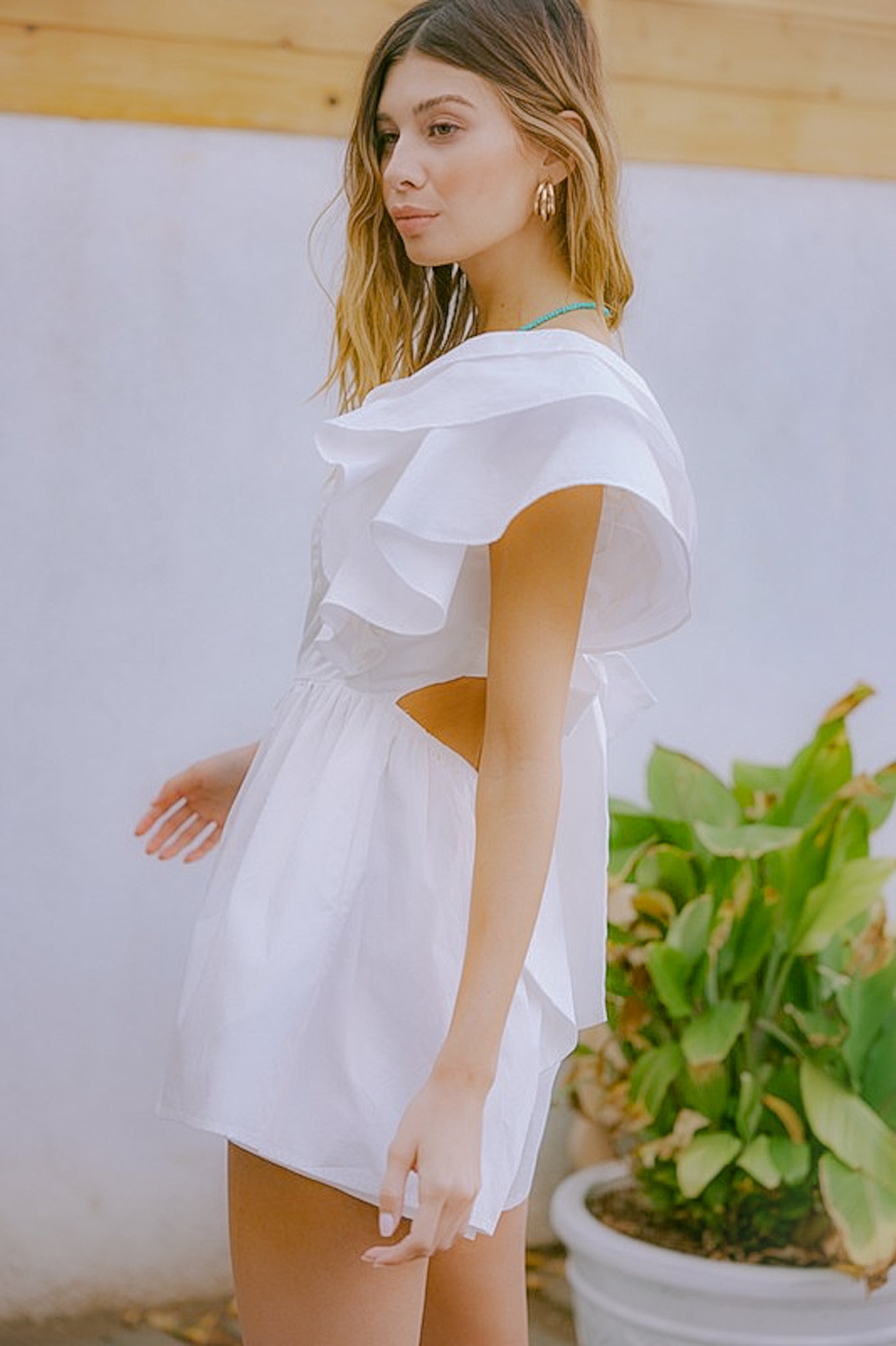 Ruffle Romper - Jumpsuits & Rompers - essecoco