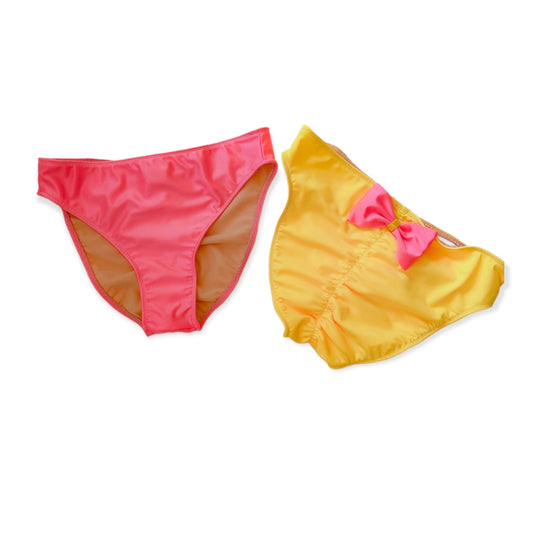 Candace Lemon Scrunchy Bottom - Swimwear - essecoco