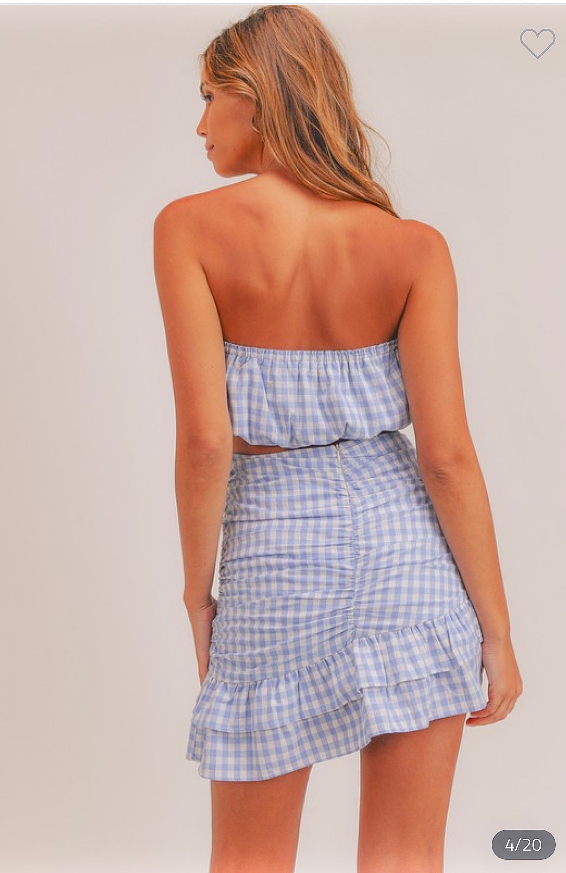 Hazel Tube Top and Skirt Set - Two Piece Sets - essecoco