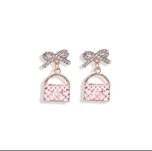 Charming Bow Earrings - Earrings - essecoco