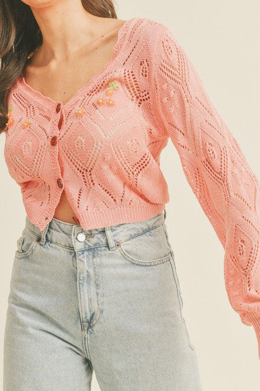 Mia Coral Sweater - Sweater - essecoco