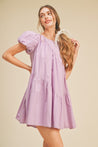 Lyla Puff Babydoll Mini Dress - Dresses - essecoco