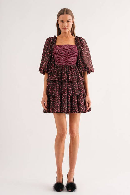 Sofie the Label Bri Mini Dress, stylish sleeveless dress with a fitted silhouette and vibrant floral pattern, perfect for summer wear.