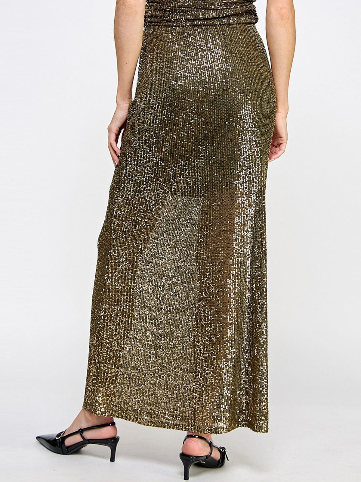 Alisha Sequin Tube Top & Maxi Skirt  Set