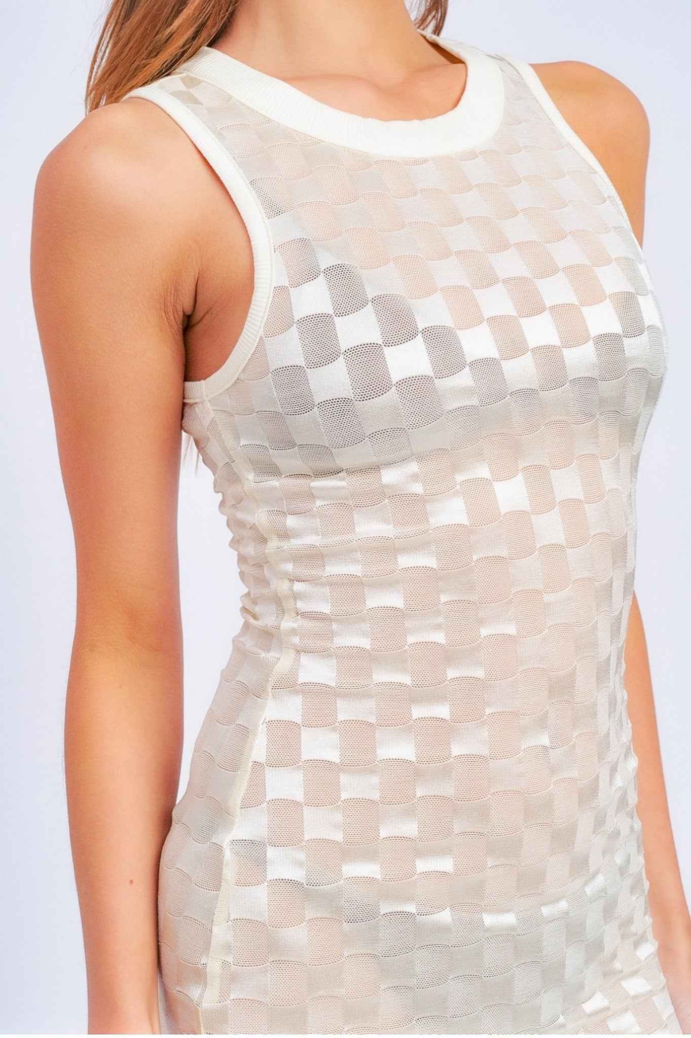 Emory Ivory Tank Midi Dress