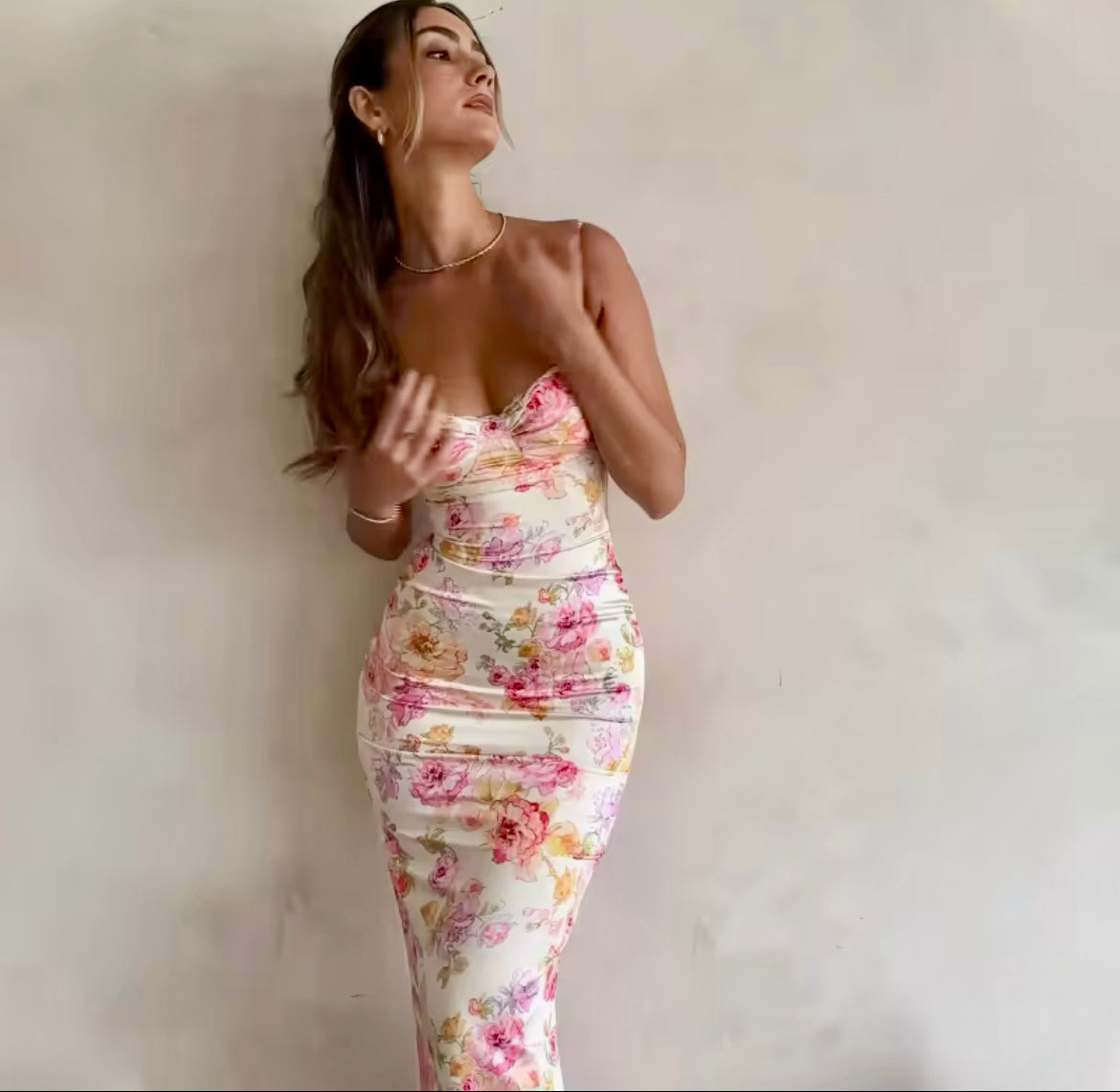 Cassie Floral Maxi Dress - Dresses - essecoco