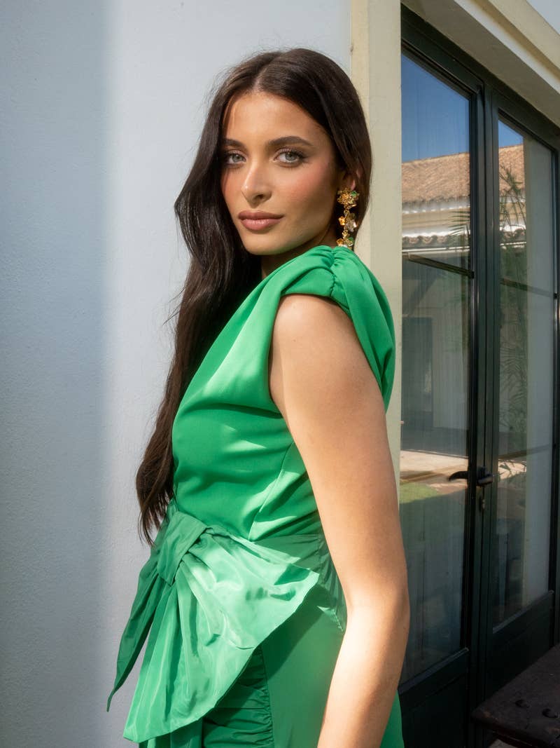 Nora Green Bow Dress