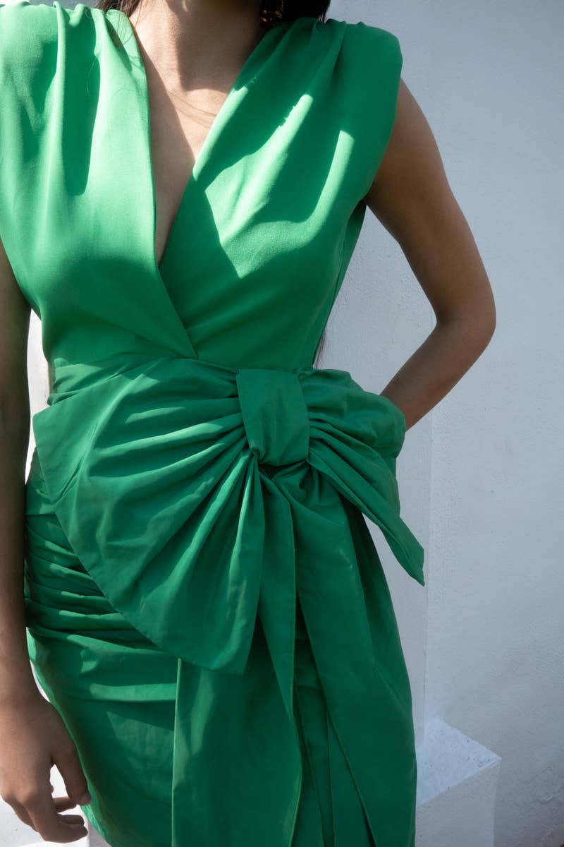 Nora Green Bow Dress