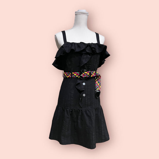 Shayla Ruffle Dress - One shoulder dress - essecoco