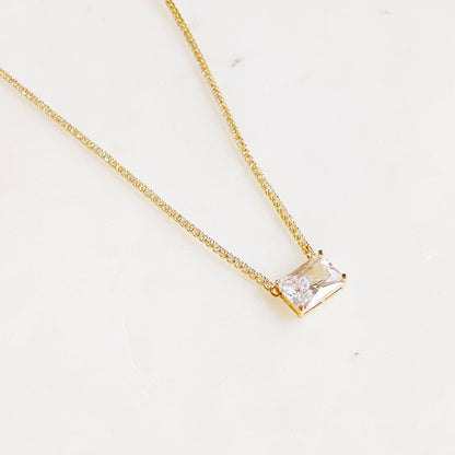 Precious Pendant Tennis Necklace