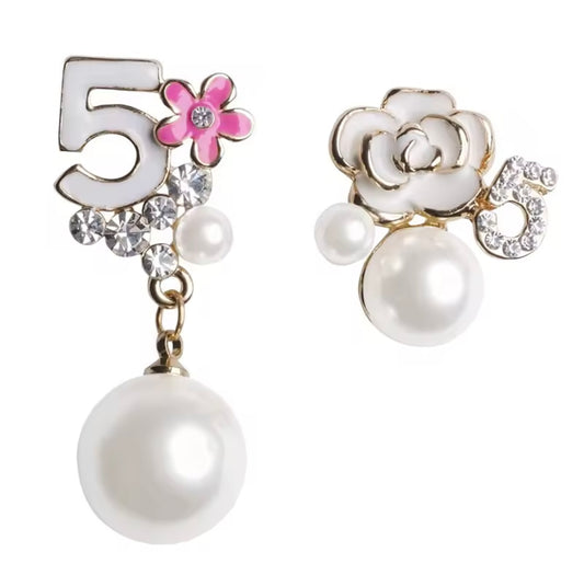 Style Number 5 Pearl Earrings