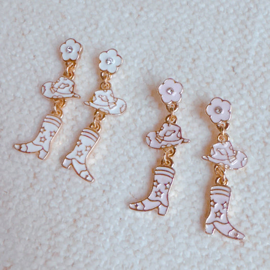 Yee-haw Boot Dangle Earrings