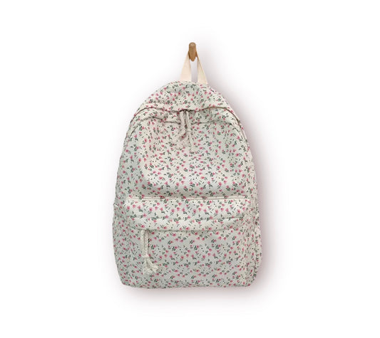 Floral Print Backpack -  - essecoco