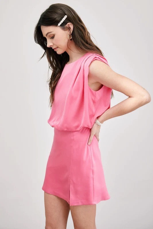 French Pink Dress - Dresses - essecoco
