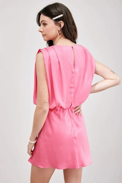 French Pink Dress - Dresses - essecoco