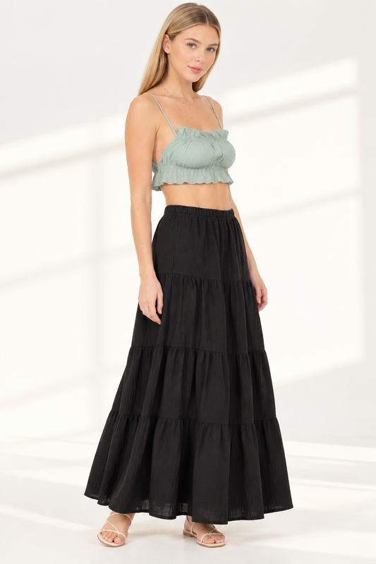 Emma Sage Backless Bandeau Top