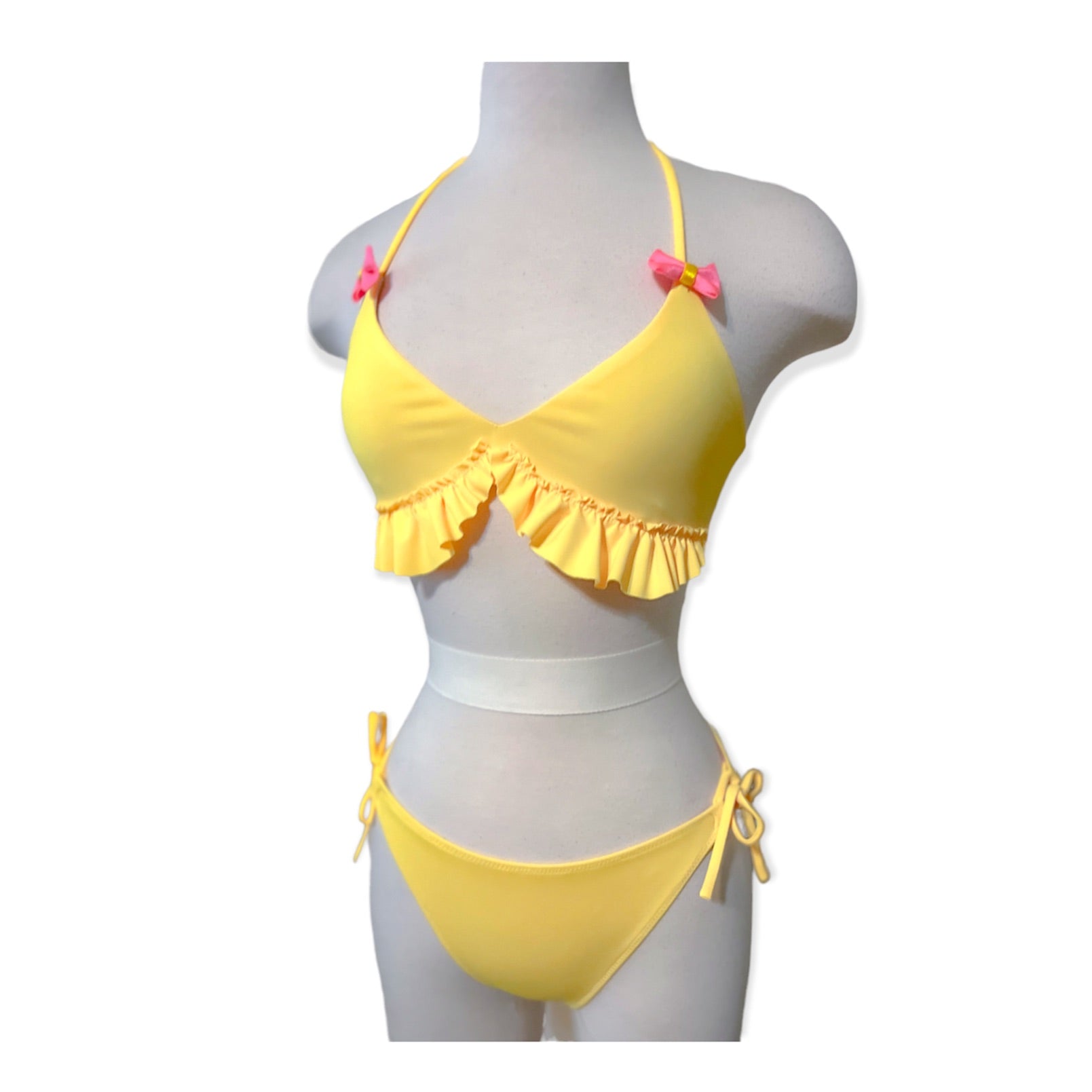 Ellie Lemon Triangle Top - Swimwear - essecoco