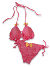 Elyse Coral String Bikini Bottom - Bikini Bottom - essecoco