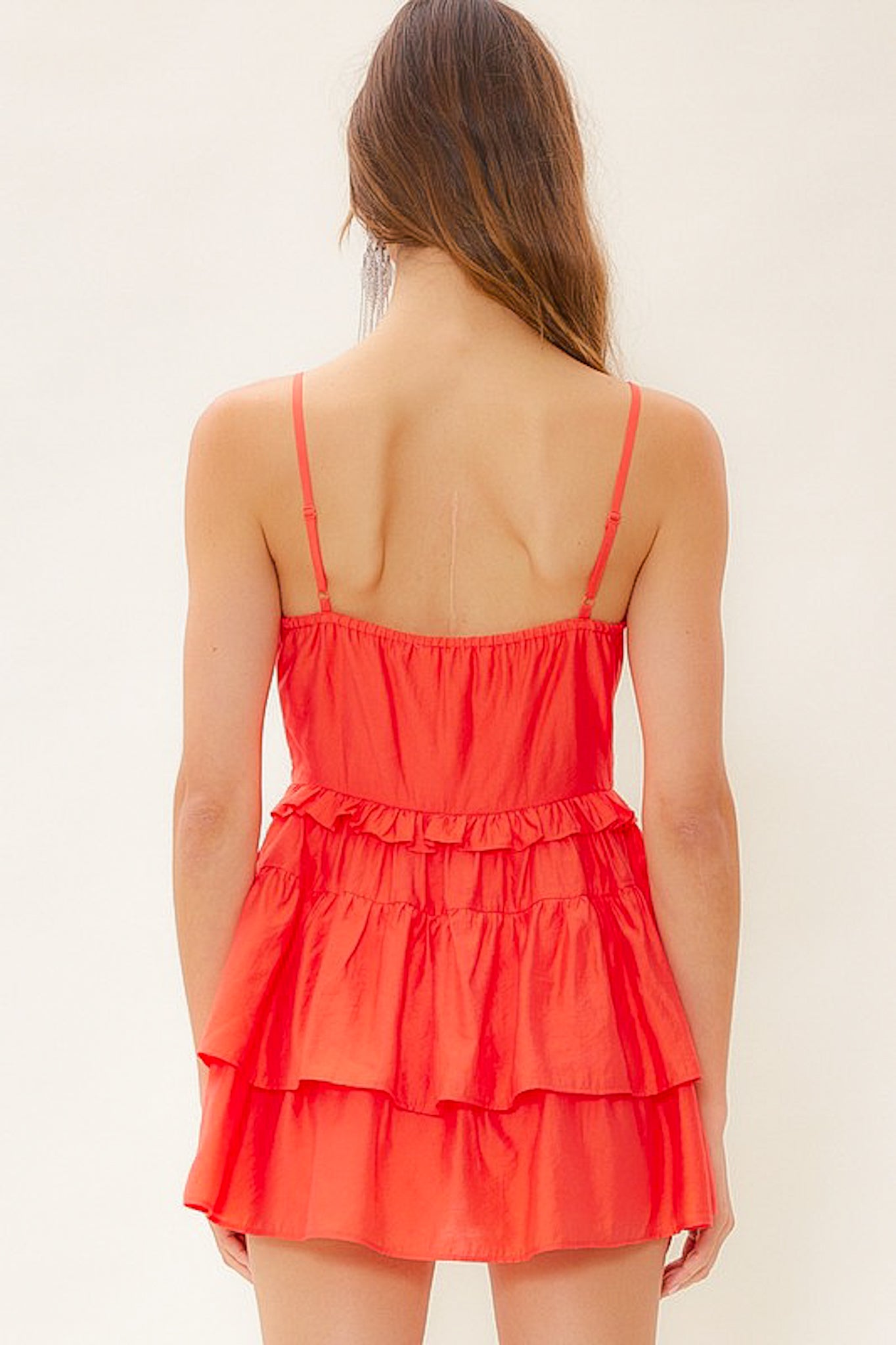 Ella Poppy Red Romper - Jumpsuits & Rompers - essecoco