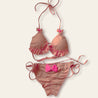 Ellie Blush Triangle Top - Swimwear - essecoco