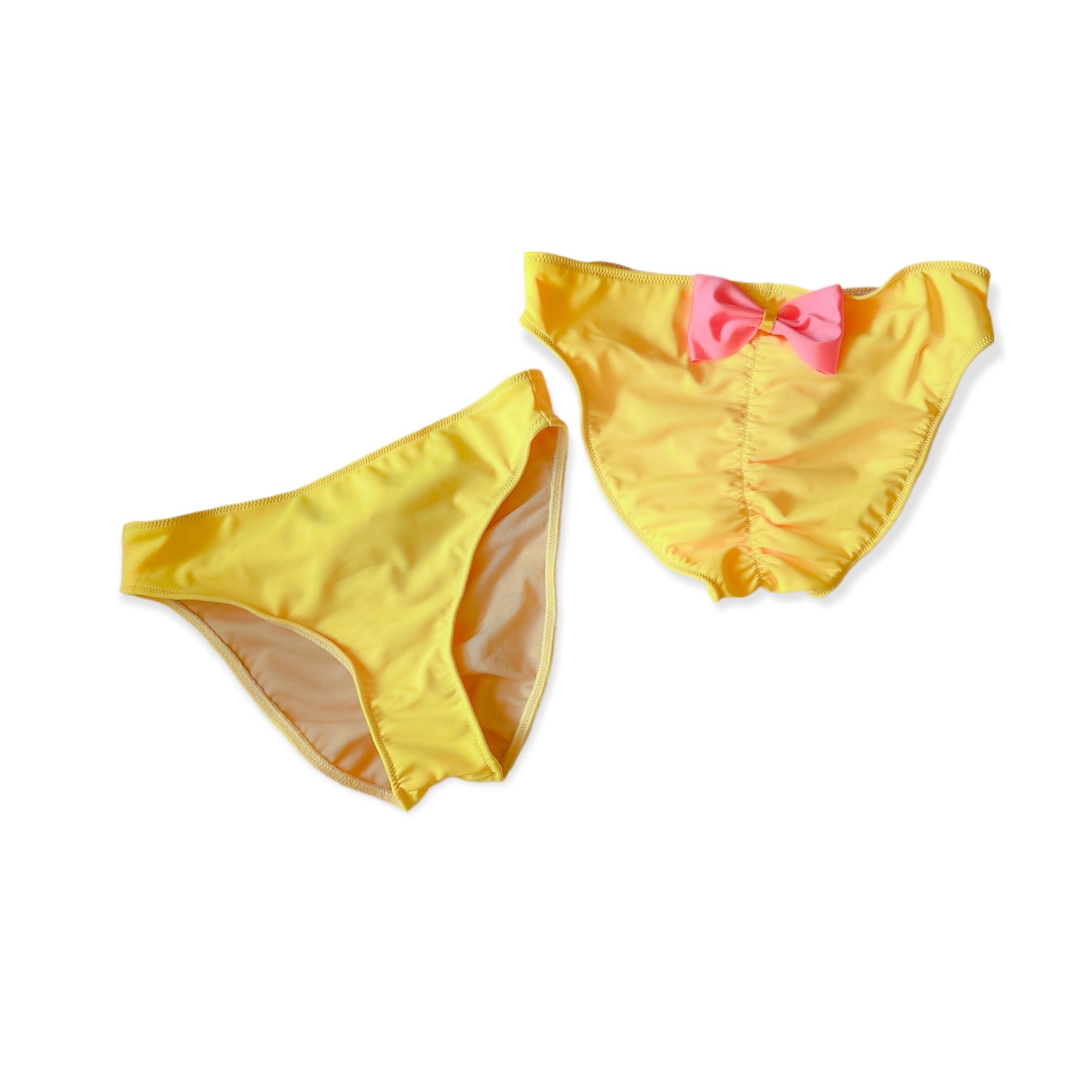 Candace Lemon Scrunchy Bottom - Swimwear - essecoco